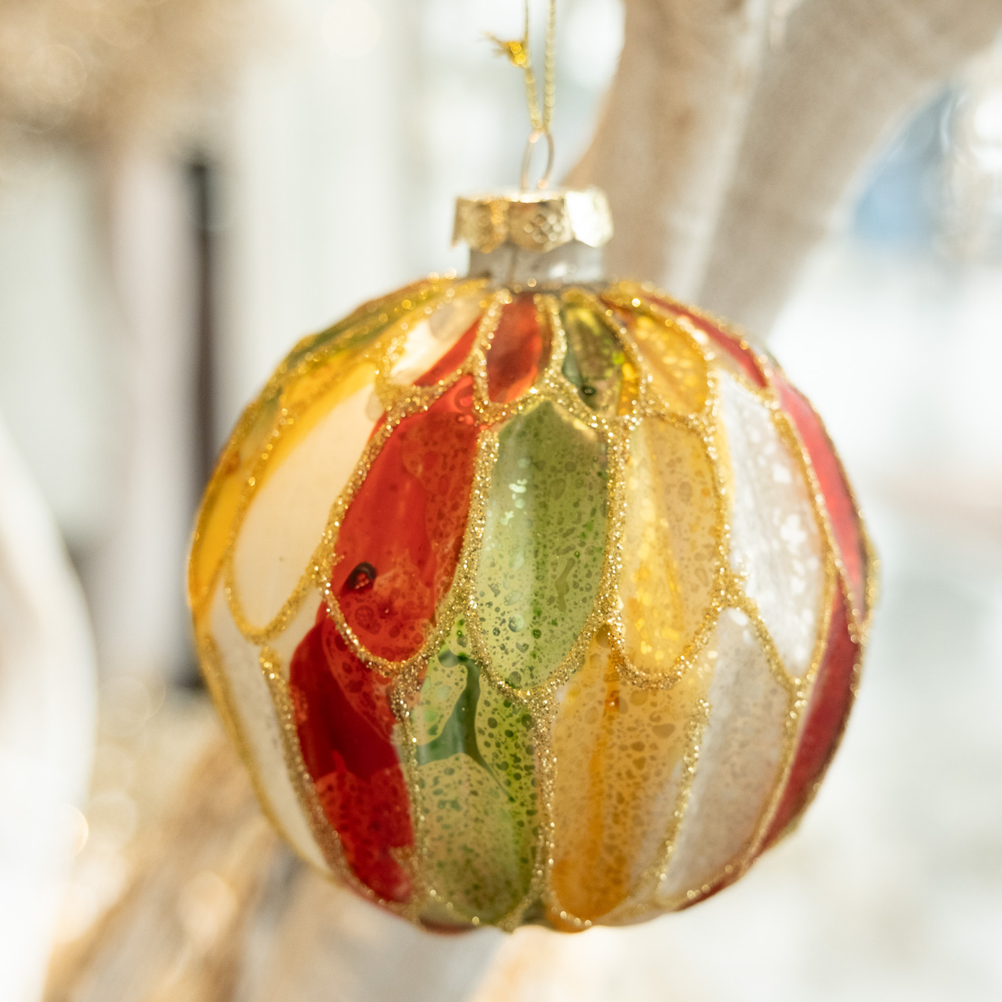 Festive Charm- Holiday Ornament