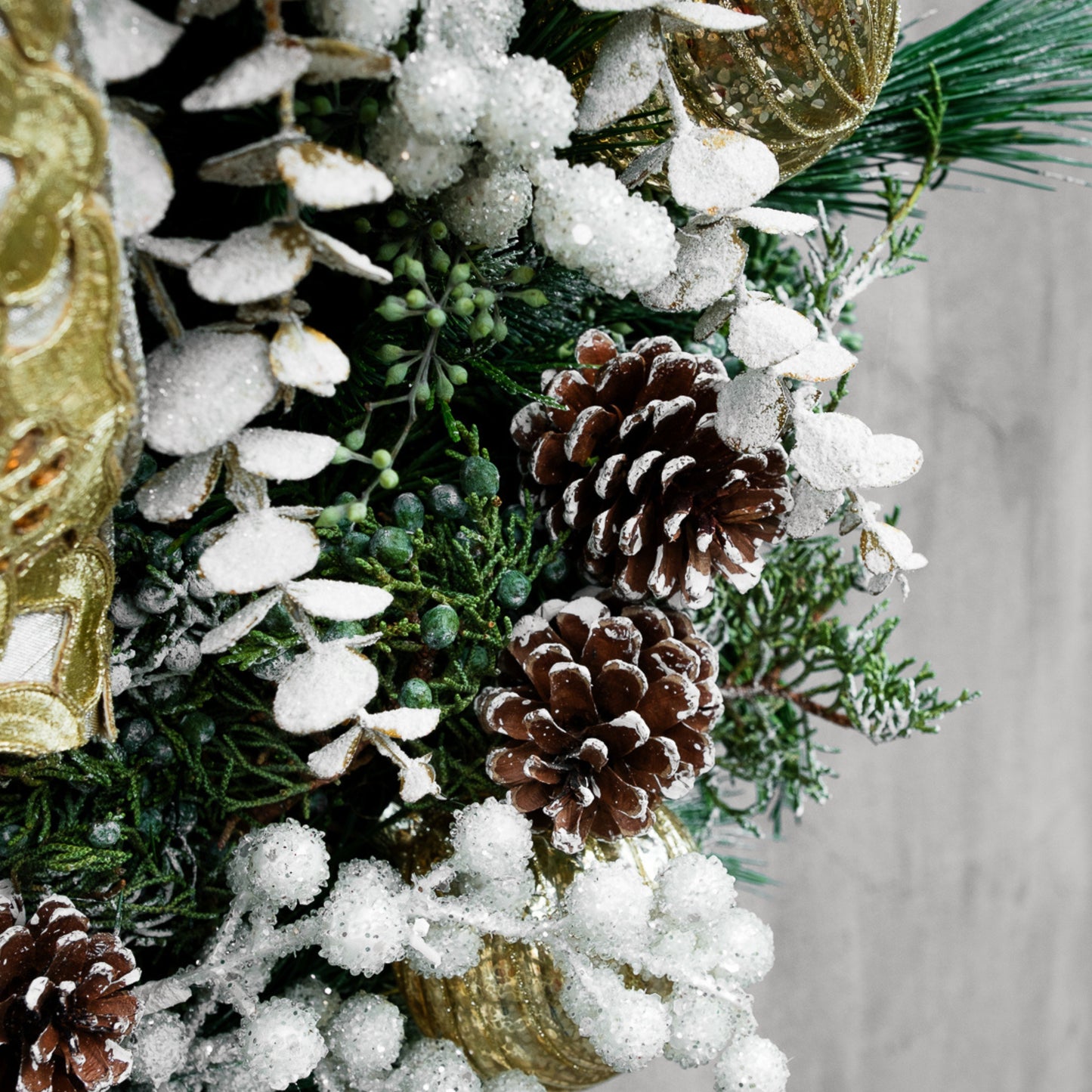 Bespoke Piece- Winter Gilt Opulence- Holiday Wreath