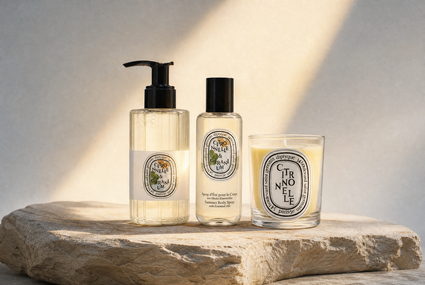 Diptyque - Perfumed Cleansing Body Gel - Citronnelle & Geranium
