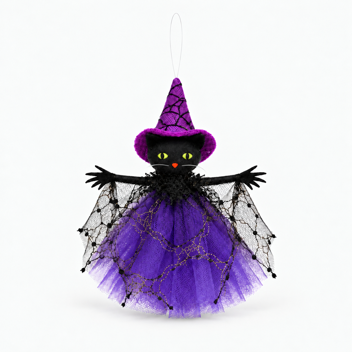 Cat Witch Ornament