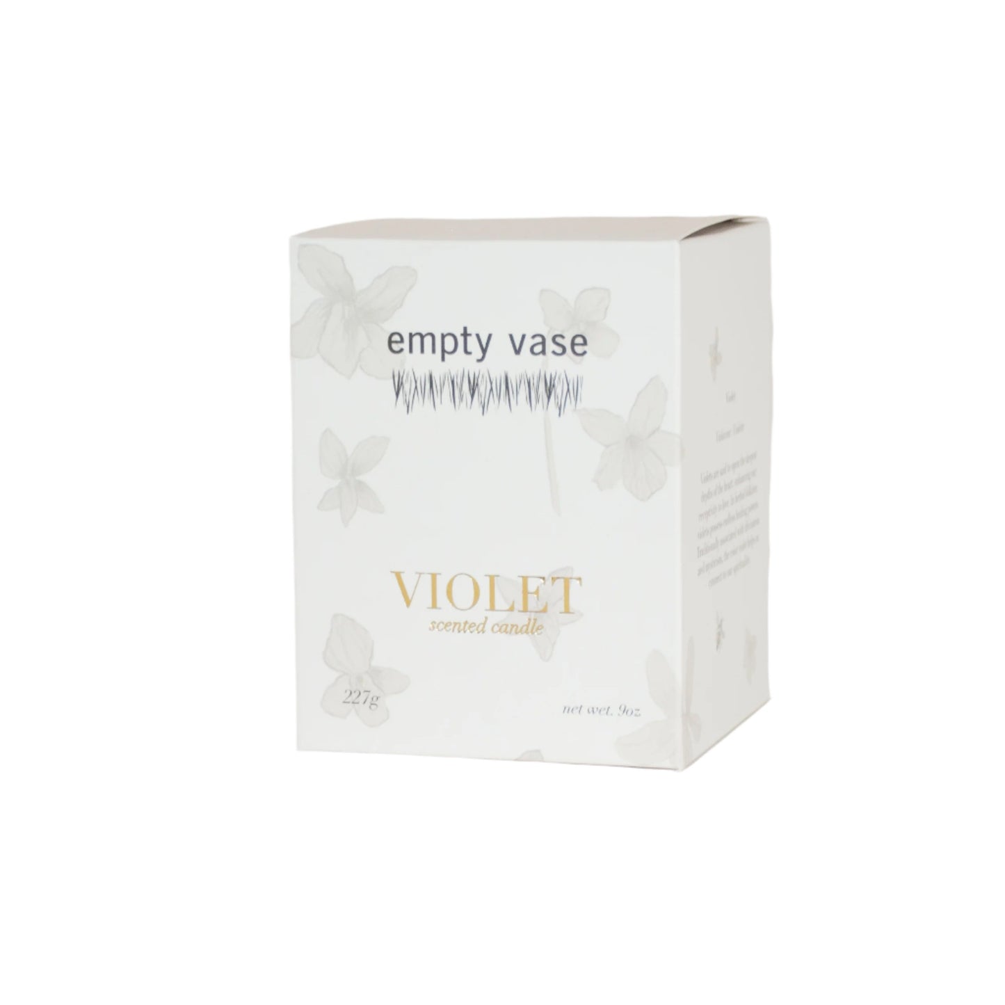 Empty Vase - Classic Candle - Violet