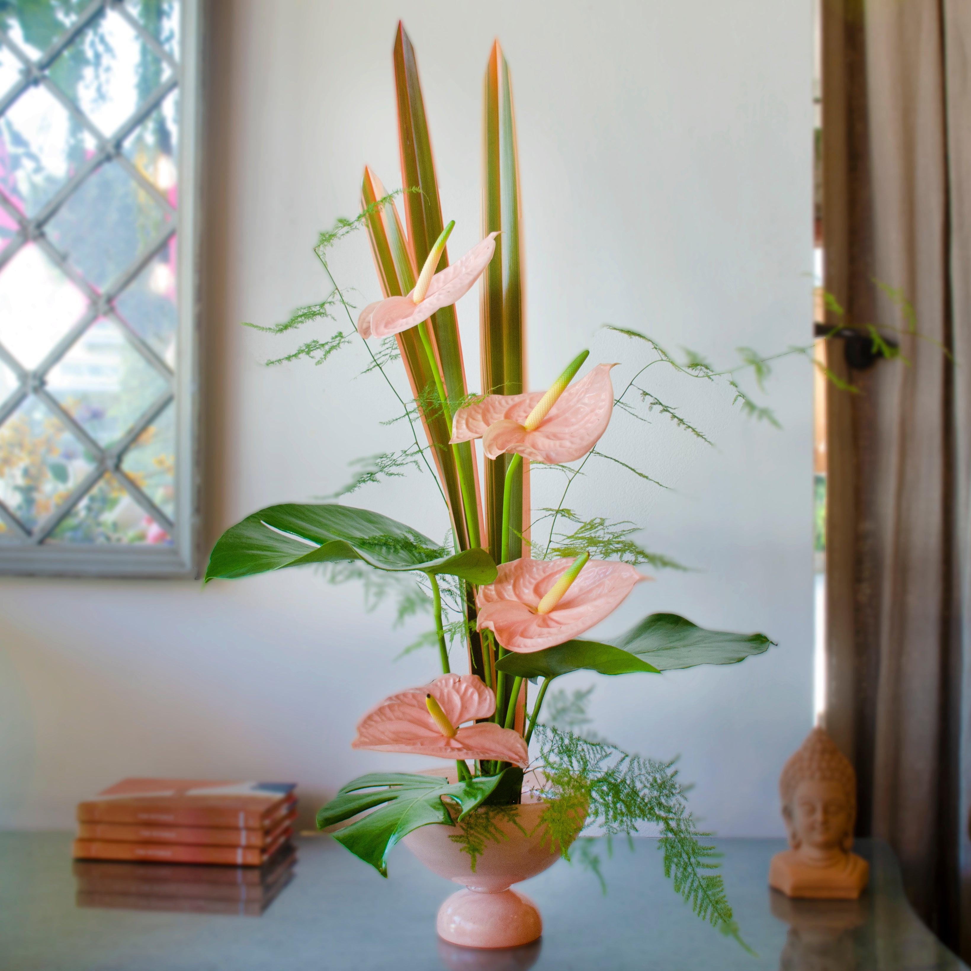 Peach Ikebana