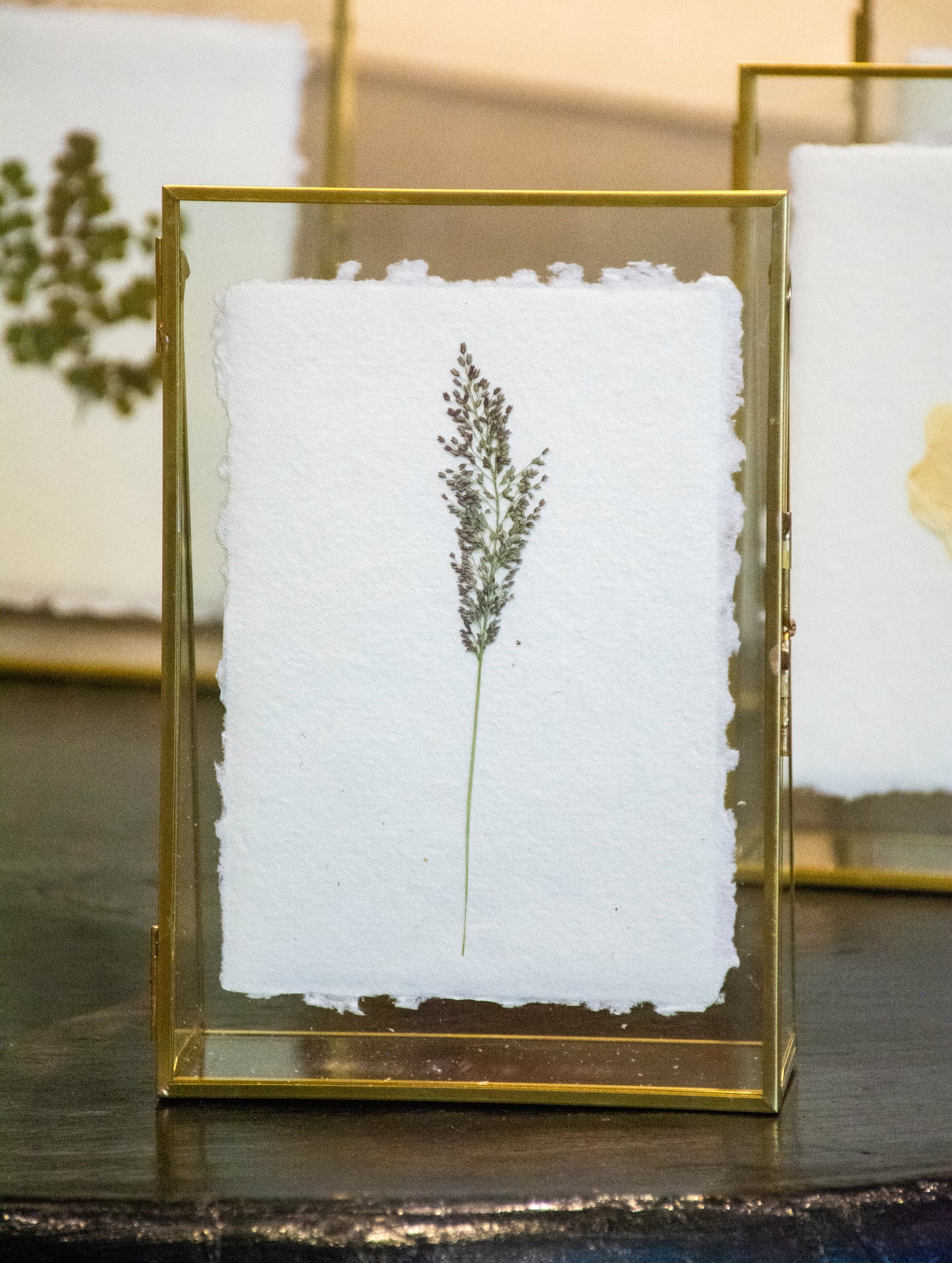 Empty Vase - Hand-made Pressed Flower Frame