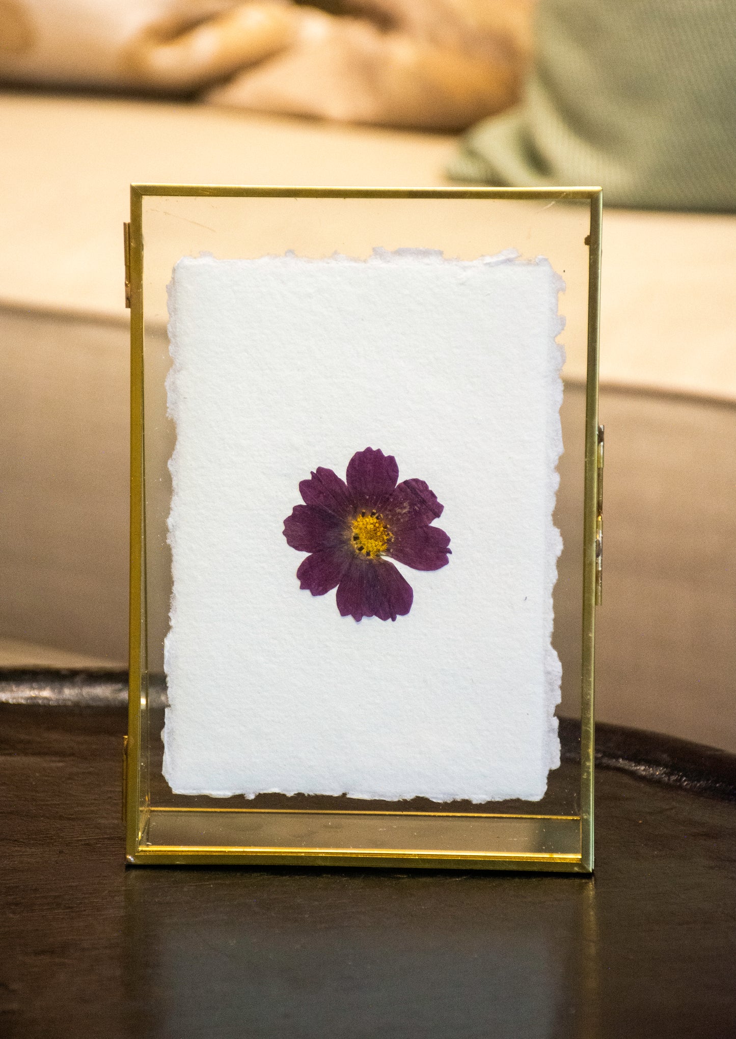 Empty Vase - Hand-made Pressed Flower Frame