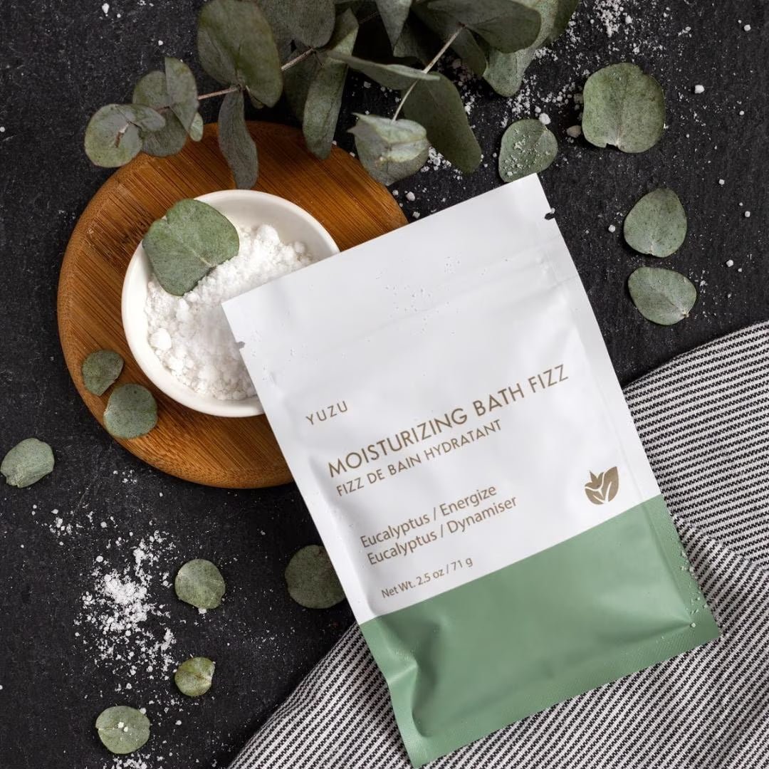Yuzu - Moisturizing Bath Fizz - Eucalyptus / Energize