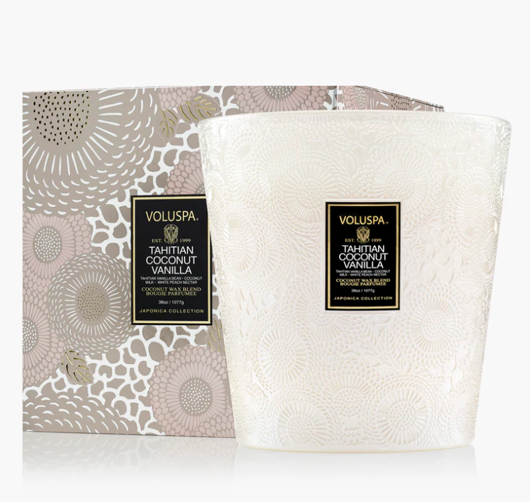 Voluspa - 38oz Candle - Tahitian Coconut Vanilla