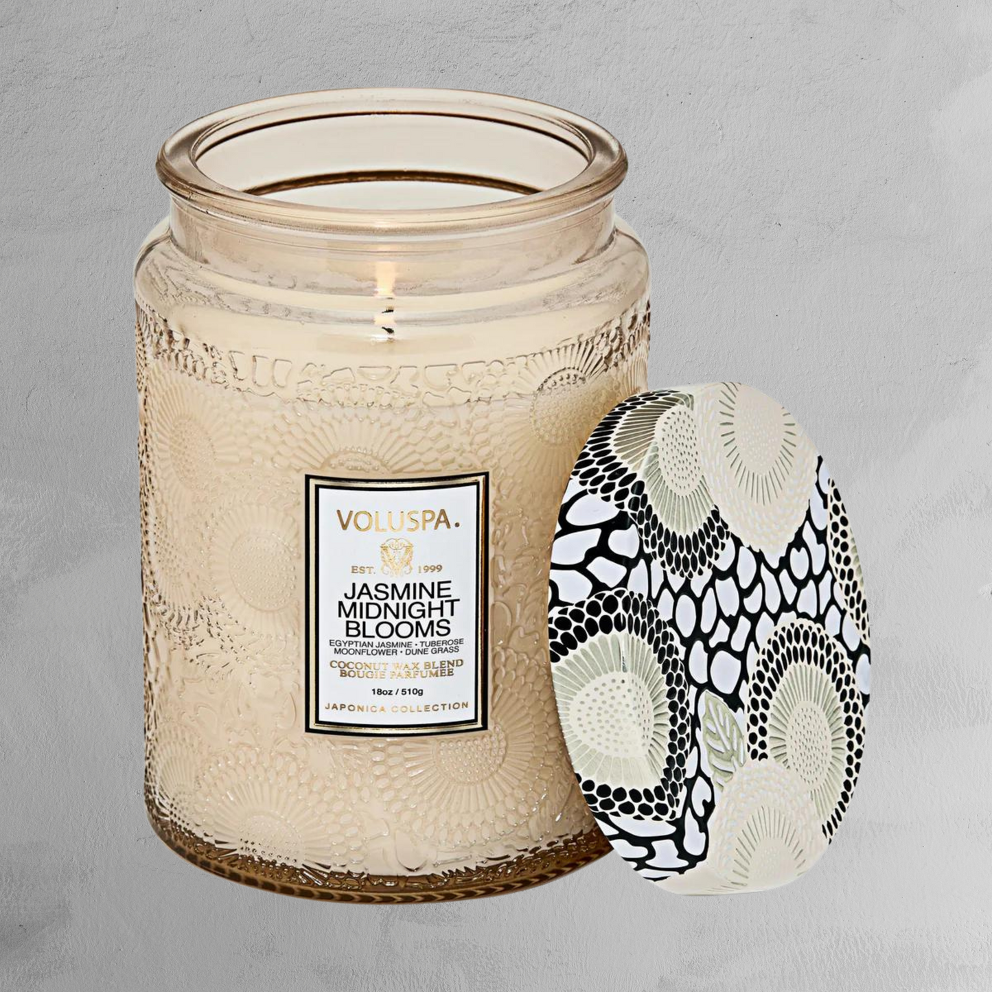 Voluspa - Large Jar Candle - Jasmine Midnight Blooms