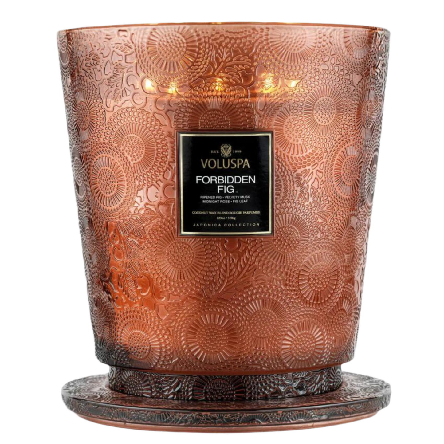 Voluspa - 5 Wick Hearth Candle - Forbidden Fig