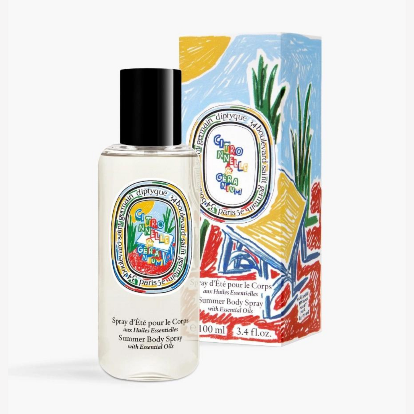 Diptyque - Summer Body Spray - Lemongrass & Geranium