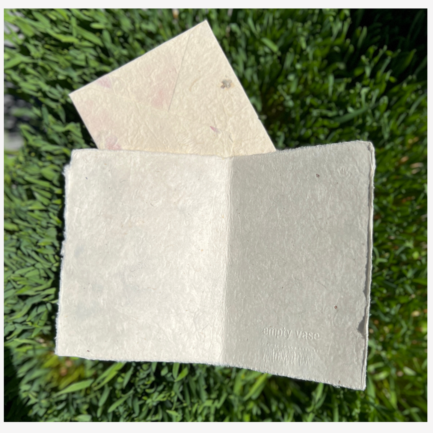 Empty Vase - Pressed Flower Greeting Cards