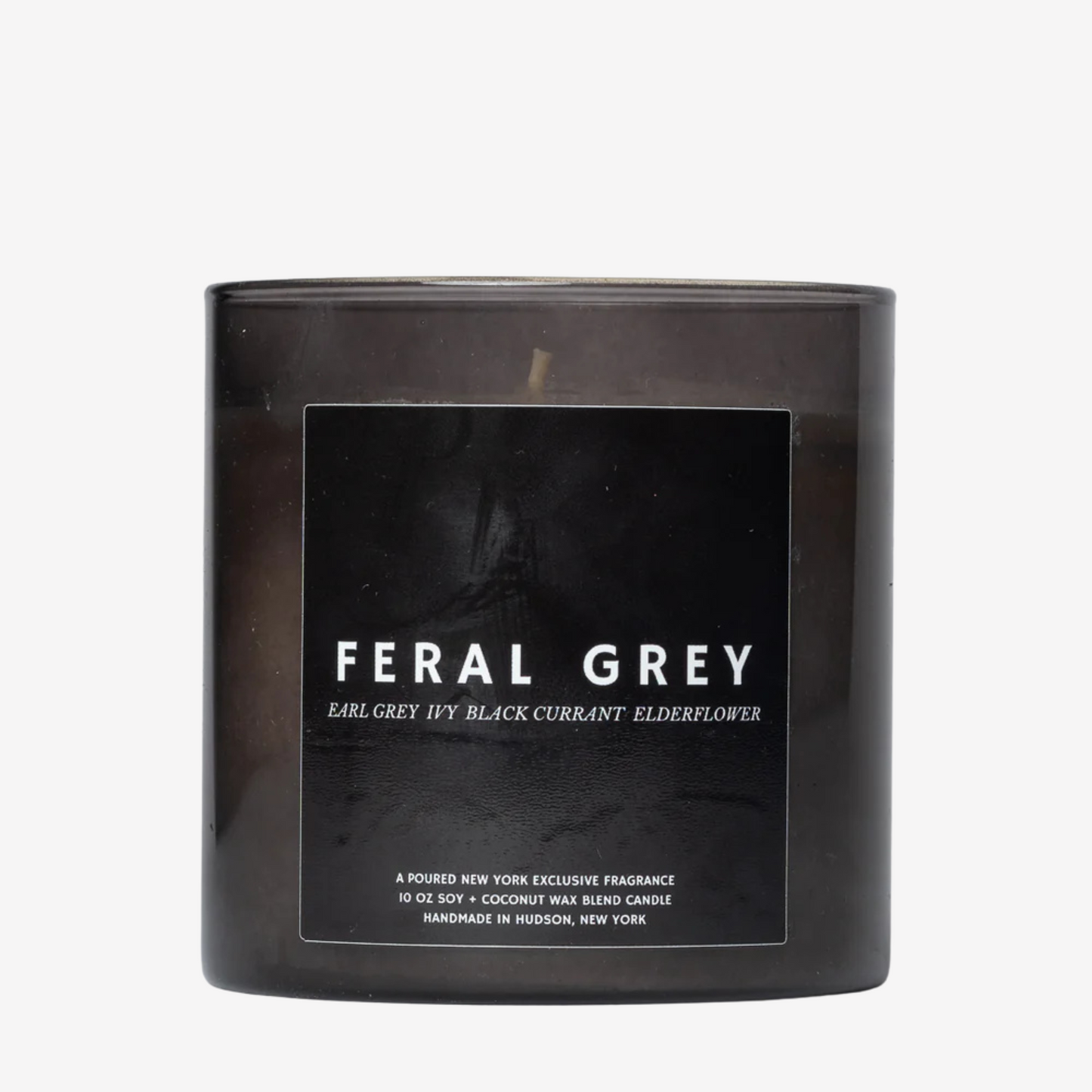 Poured - 10 oz Soy Wax Candle - Feral Grey