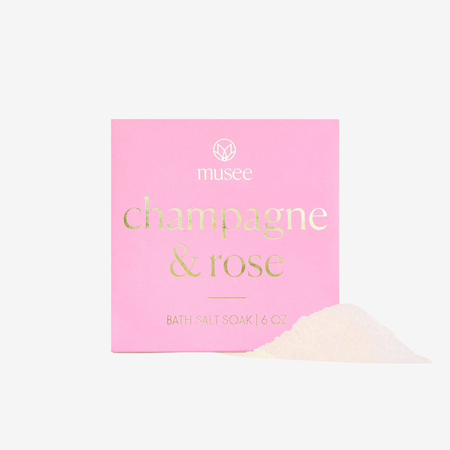 Musee - Mini Bath Salt Soak - Champagne & Rose