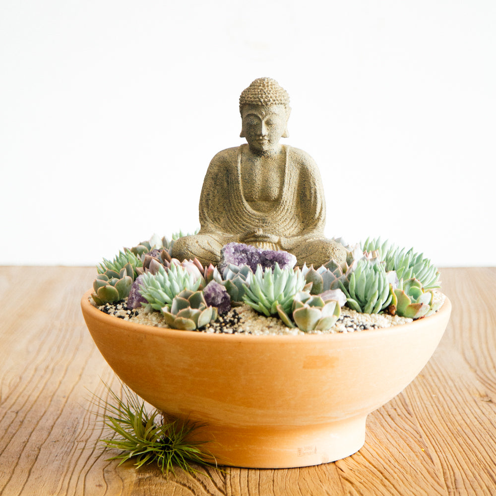 zen planter pots Succulents Floral Arrangement - Empty Vase