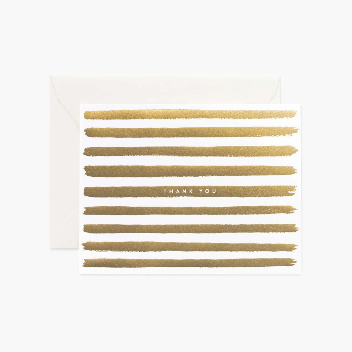 Rifle Paper Co - Gold Stripes Greeting Card