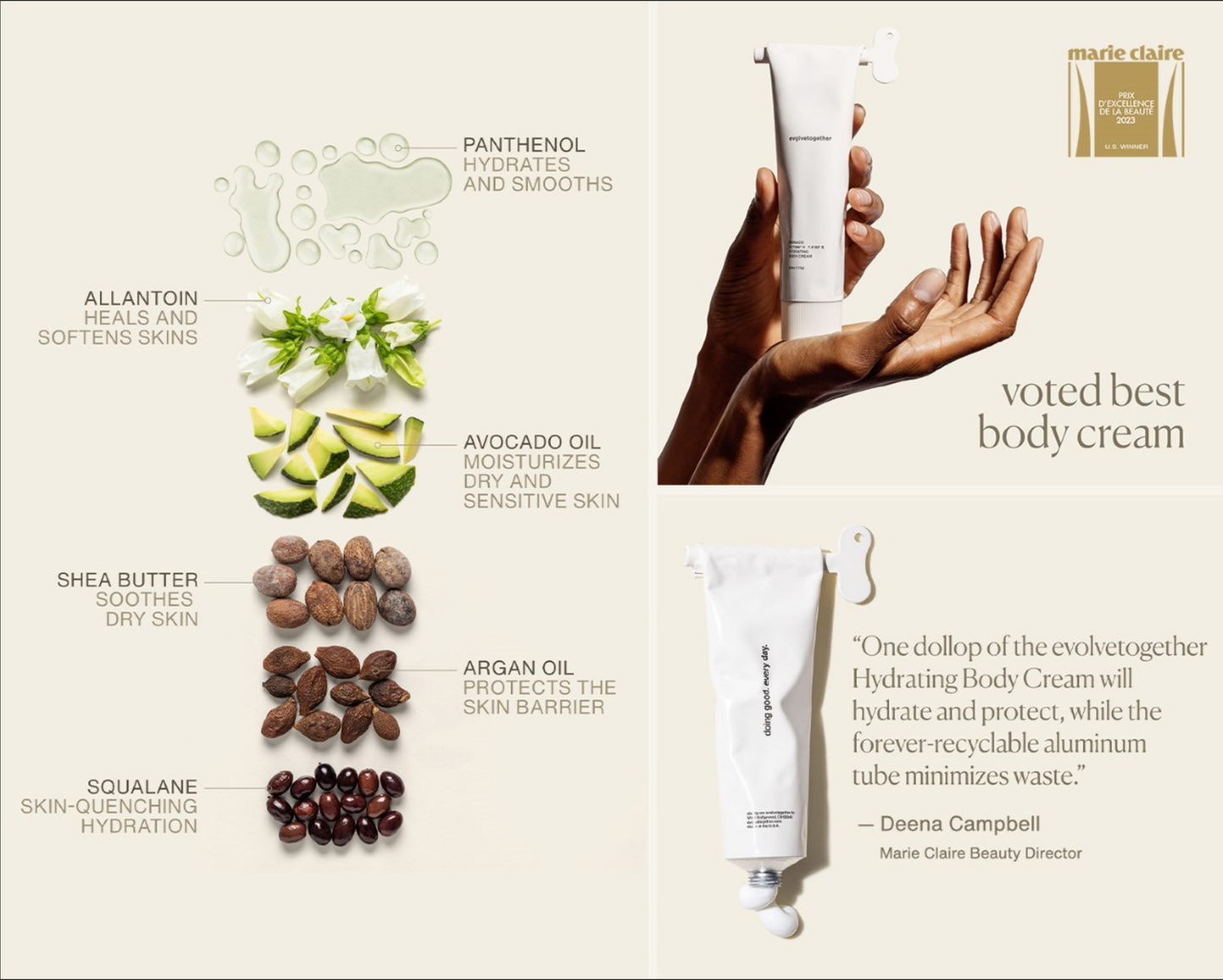 evolvetogether - Hydrating Body Cream - Monaco 120ml