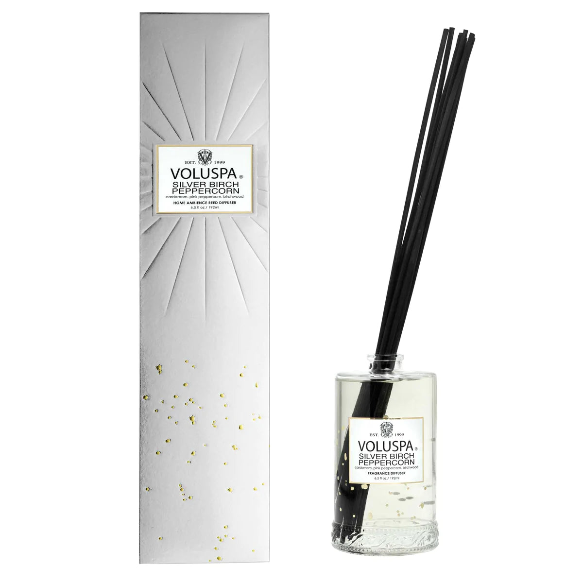 Voluspa - Diffuser - Silver Birch Peppercoen