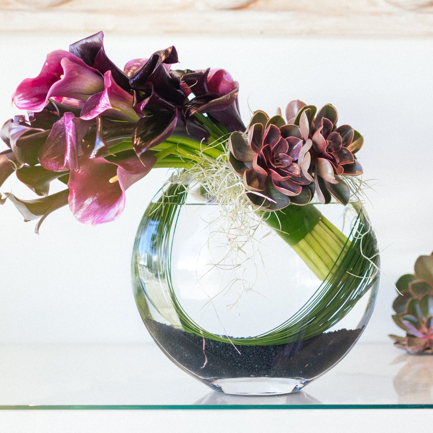 flower arrangements using calla lilies Calla Lilies Floral Arrangement - Empty Vase