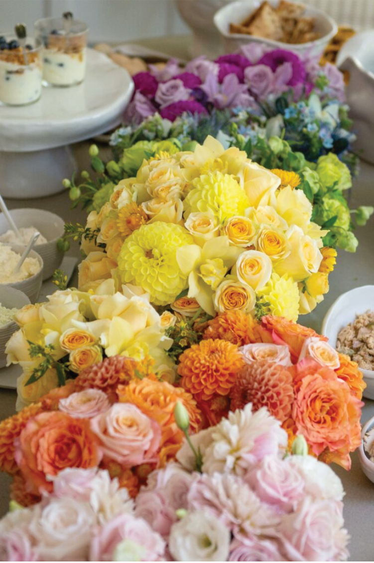 Color Palette, Flowers, and Venues