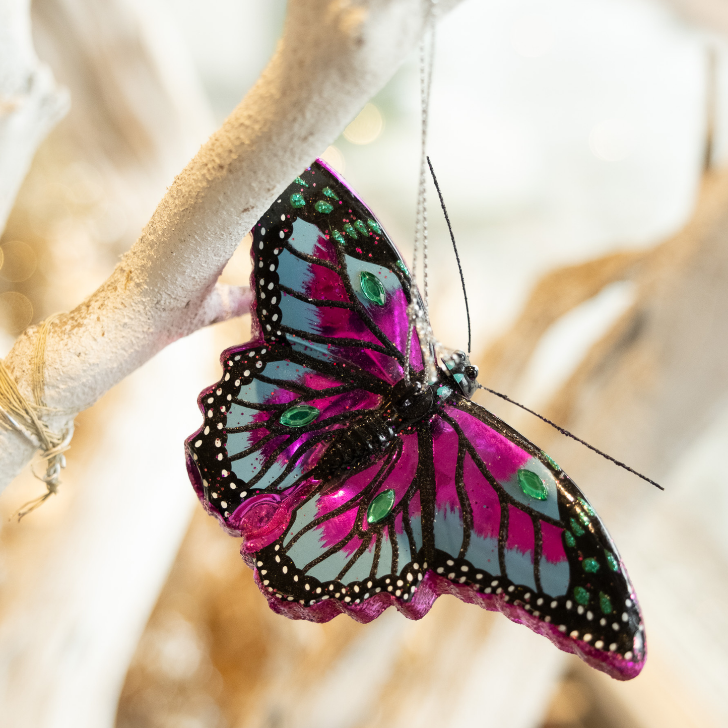 Butterfly Kisses- Holiday Ornament
