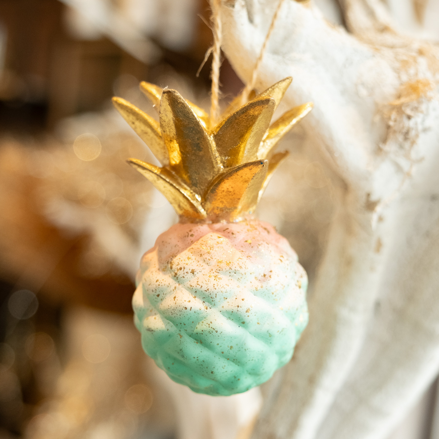 Rainbow Colada- Holiday Ornament
