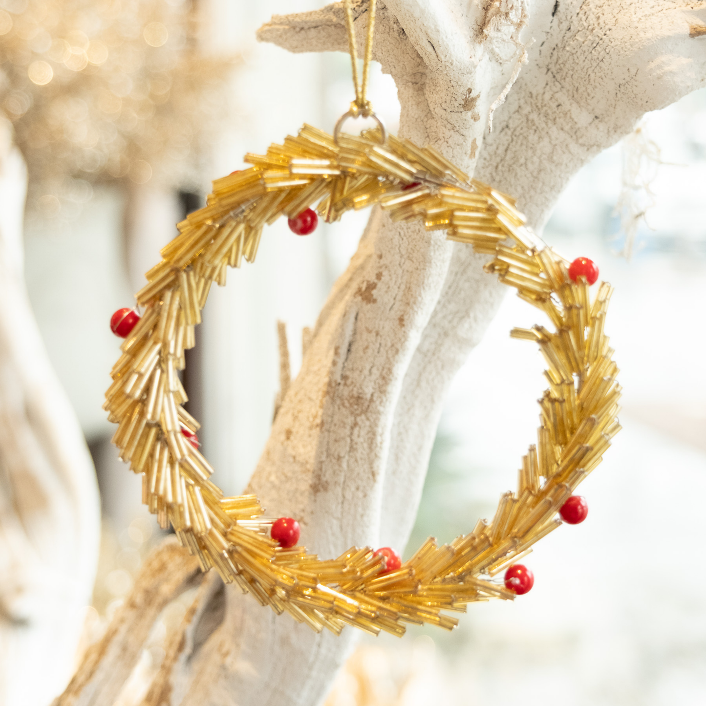 Wreath of Glamour- Holiday Ornament