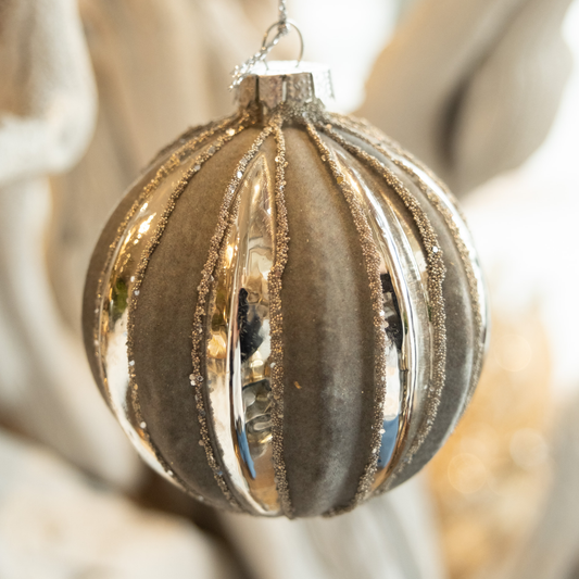 Merry Metallic- Holiday Ornament