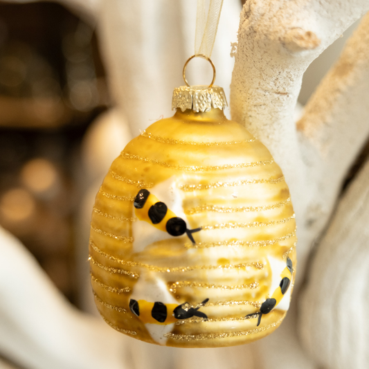 Bee Grateful- Holiday Ornament