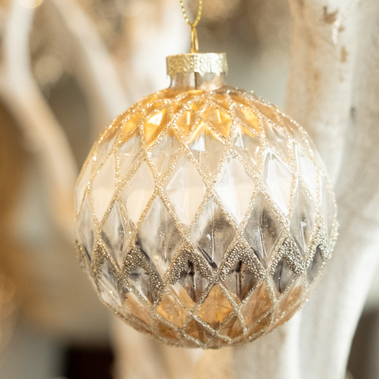 Holly Good Gold- Holiday Ornament