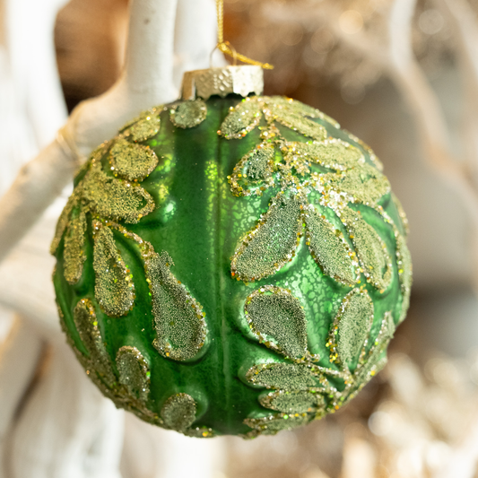 Green Elegance- Holiday Ornament