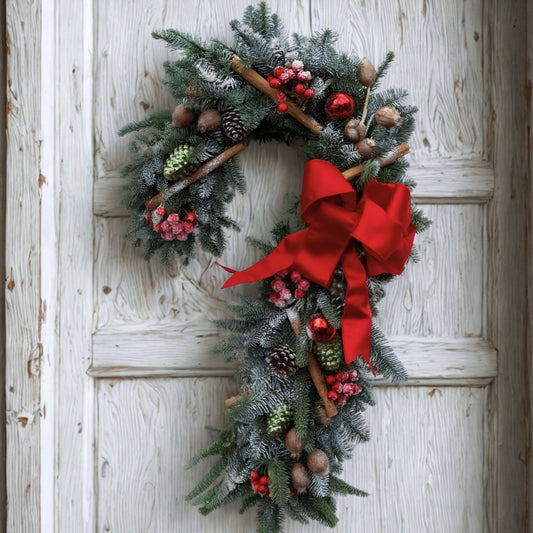 Bespoke Piece - Candy Cane Lane- Wreath