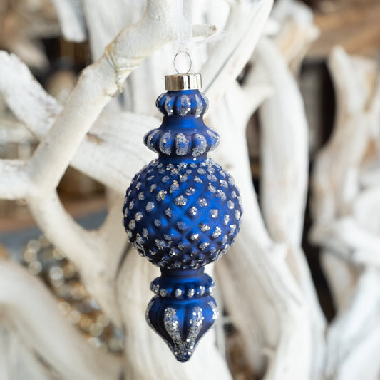 Gilded Midnight Finial- Holiday Ornament