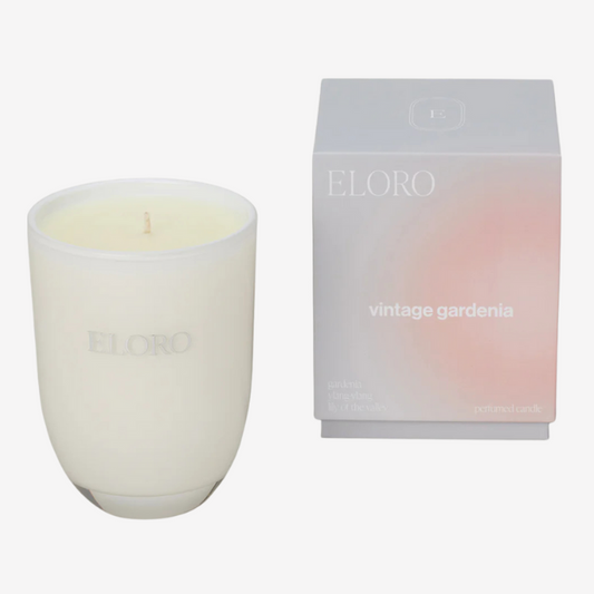 Eloro - Vintage Gardenia Scented Candle