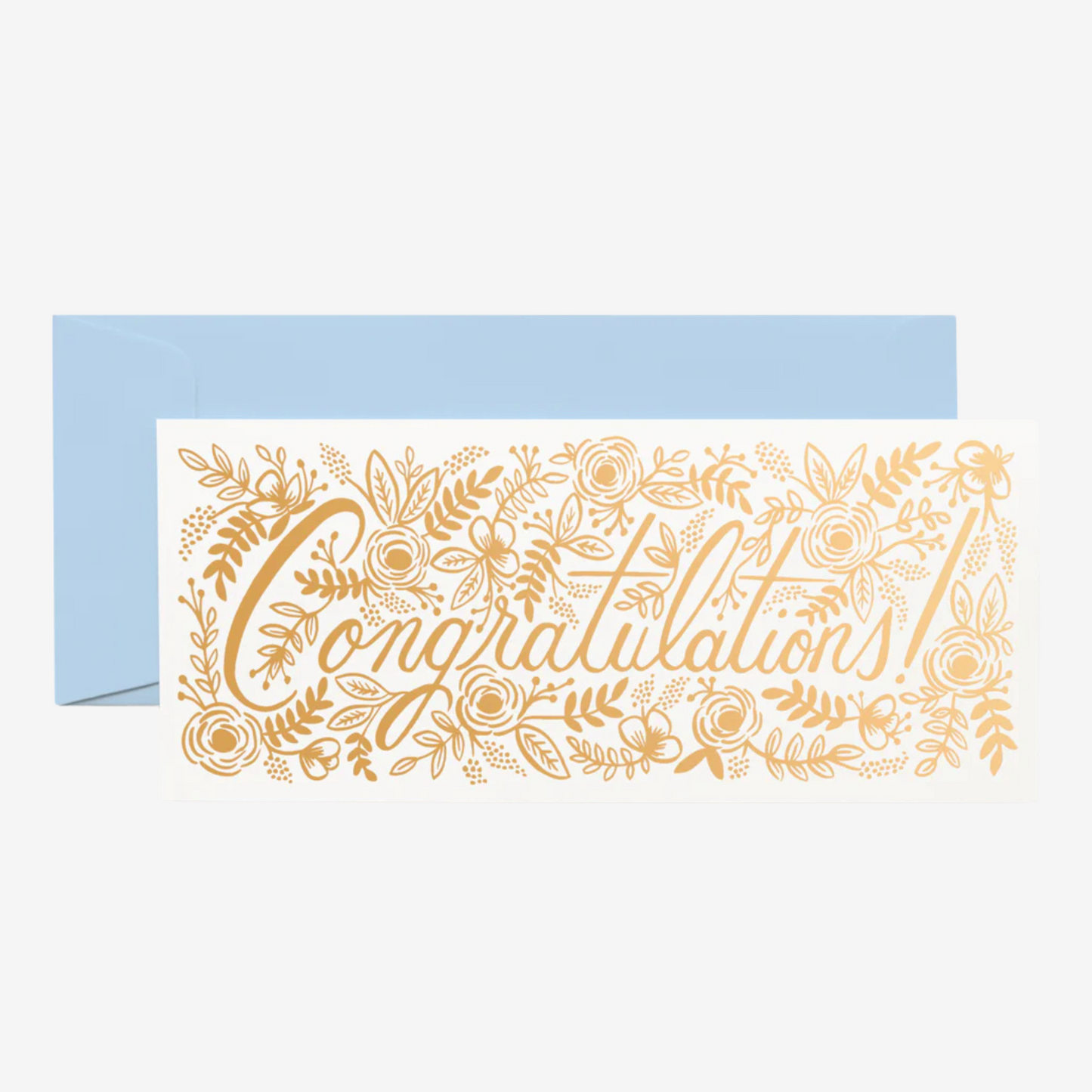 Rifle Paper Co - Champagne Floral Congrats - Greeting Card