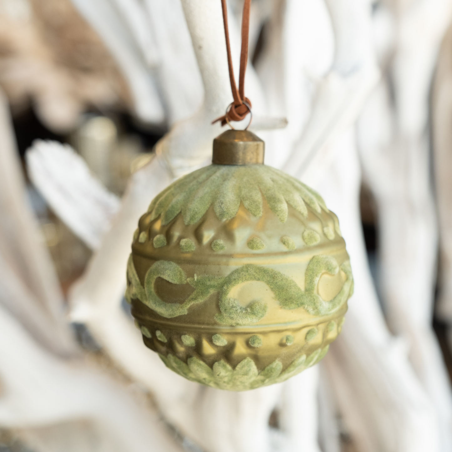 A Velvet Green Holiday- Holiday Ornament