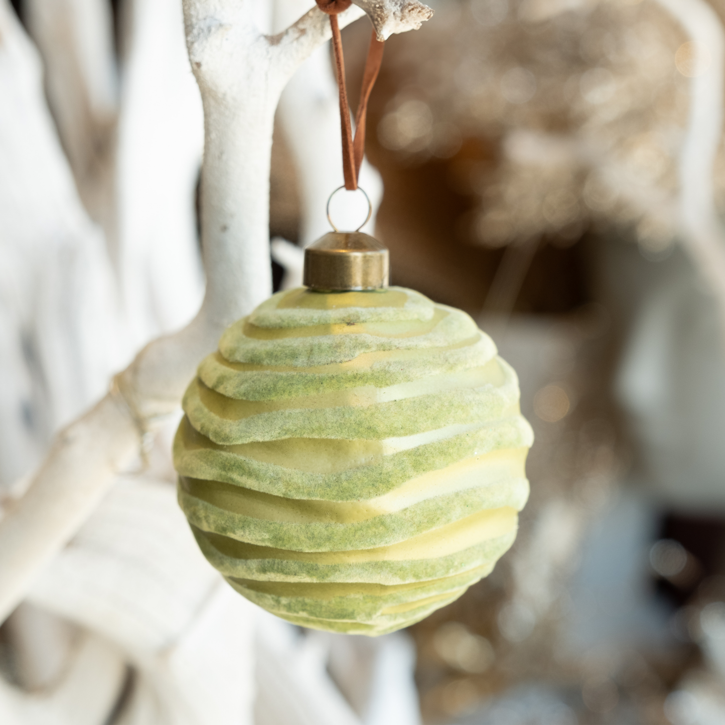 A Velvet Green Holiday- Holiday Ornament