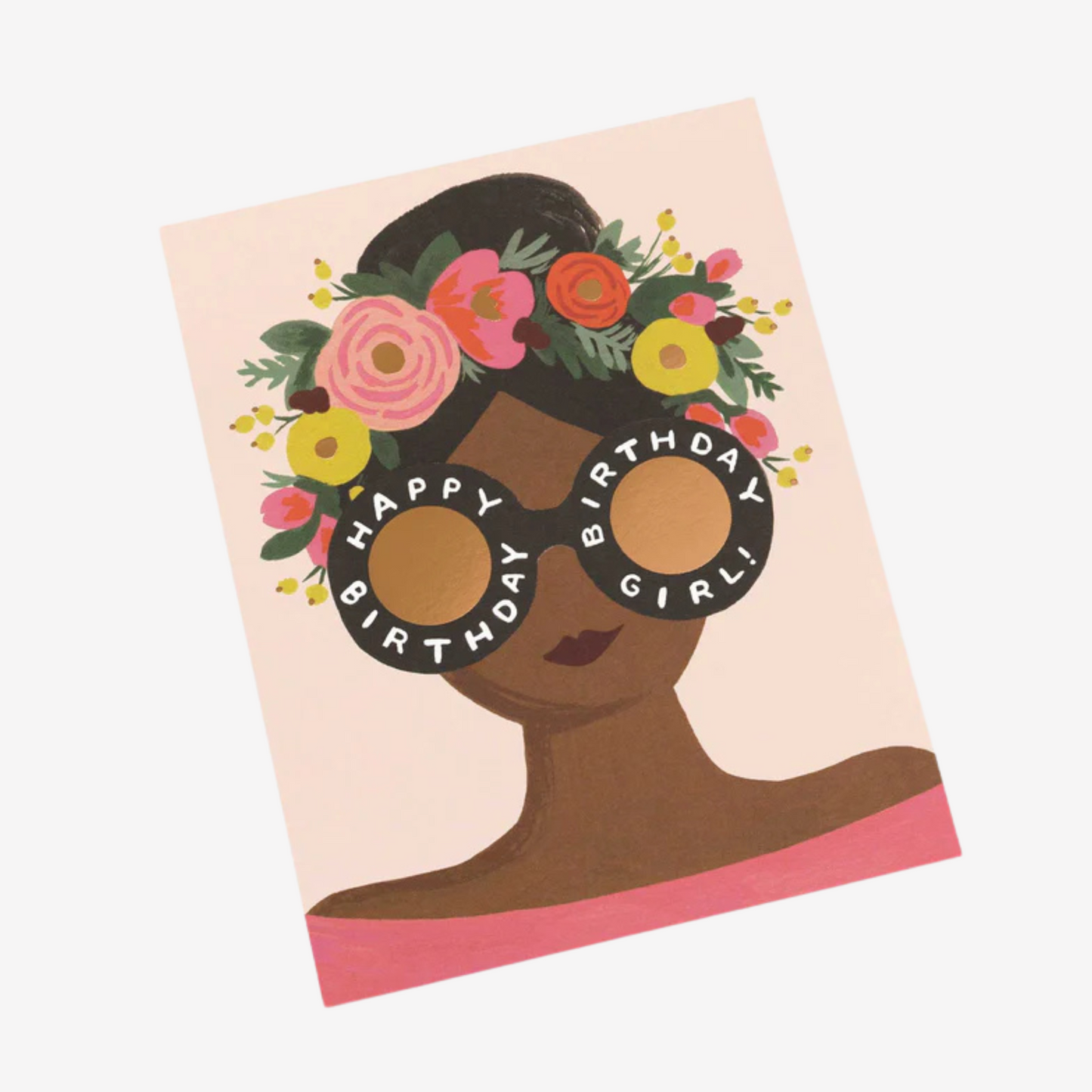 Rifle Paper Co - Flower Crown Birthday Girl - Greeting Card