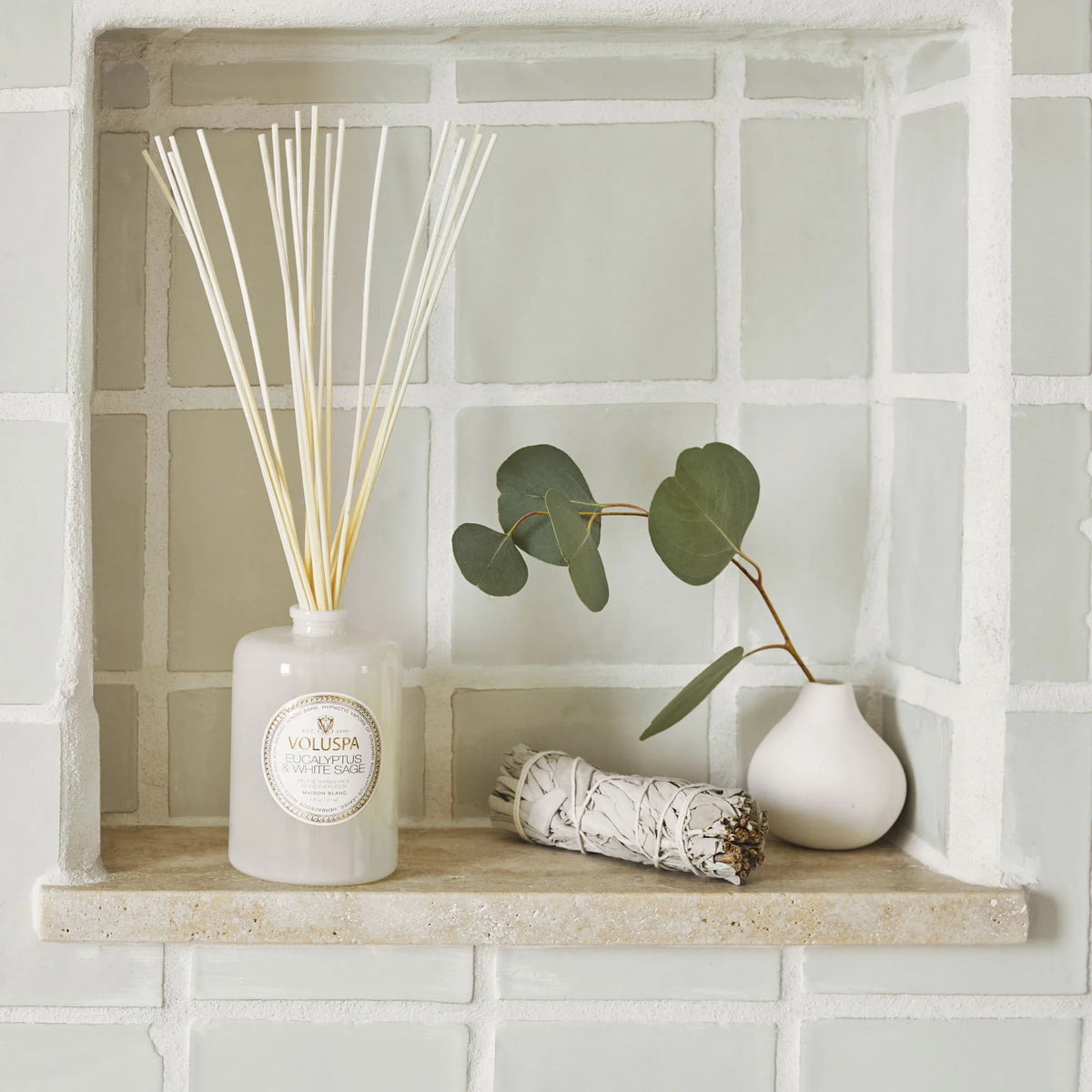 Voluspa - Reed Diffuser - Eucalyptus & White Sage