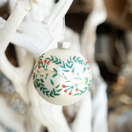 White Christmas- Holiday Ornament