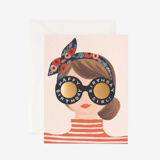 Rifle Paper Co - Birthday Girl - Greeting Card