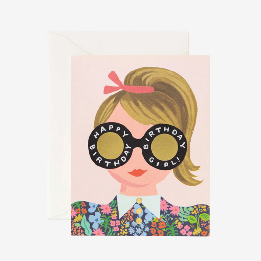 Rifle Paper Co - Meadow Birthday Girl - Greeting Card