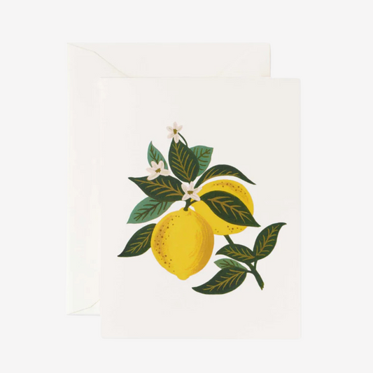 Rifle Paper Co - Lemons Blossom - Greeting Card