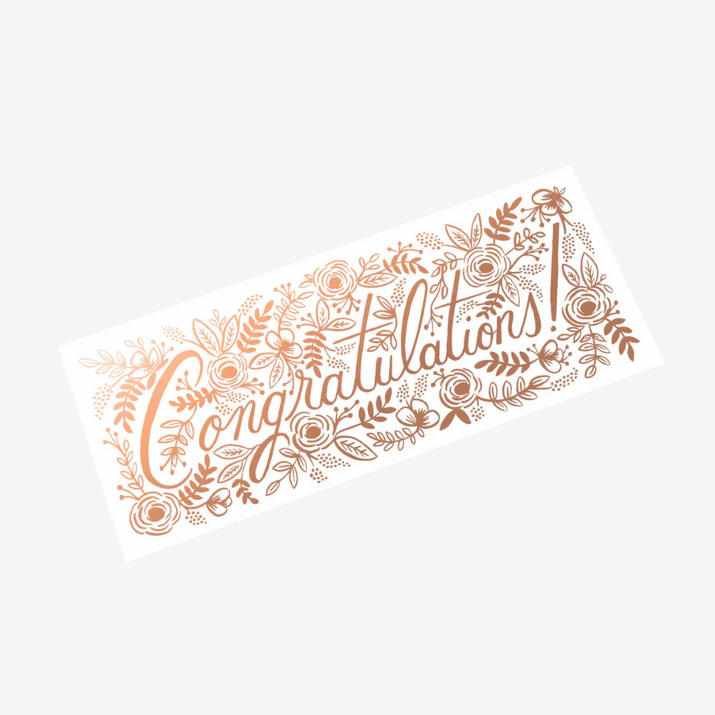 Rifle Paper Co - Champagne Floral Congrats - Greeting Card