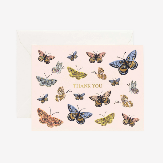 Rifle Paper Co - Monarch Thank You - Greeting Card