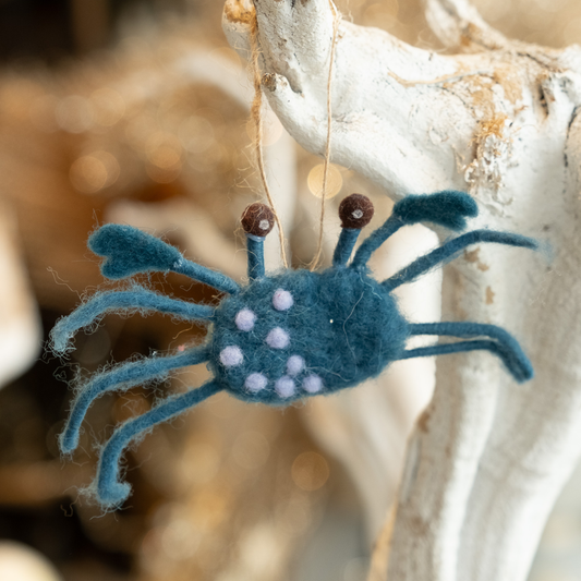 A Crab Christmas- Holiday Ornament