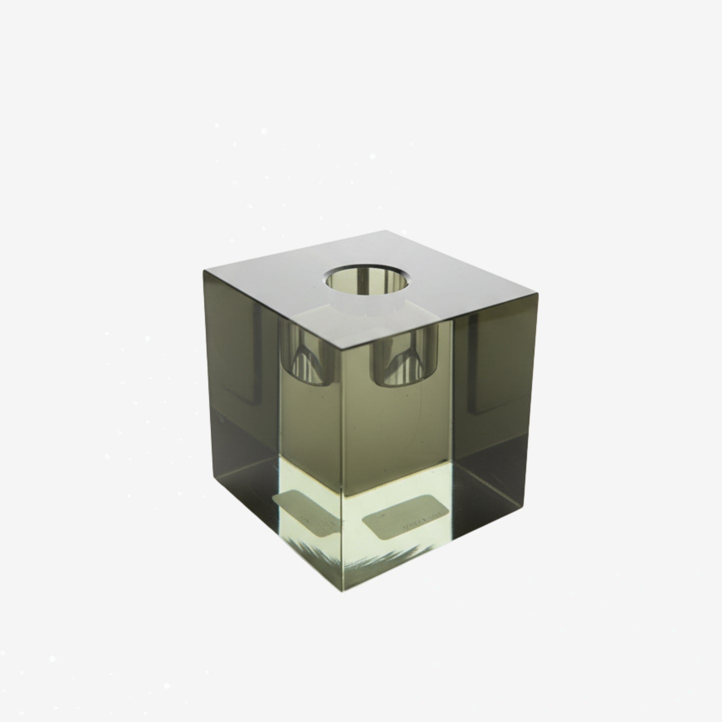 Cube Glass Bud Vase