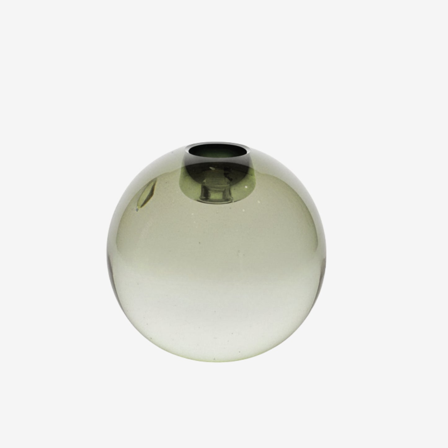 Spherical Glass Bud Vase