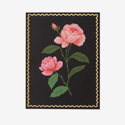 Rifle Paper Co - Pink Rose - Greeting Card