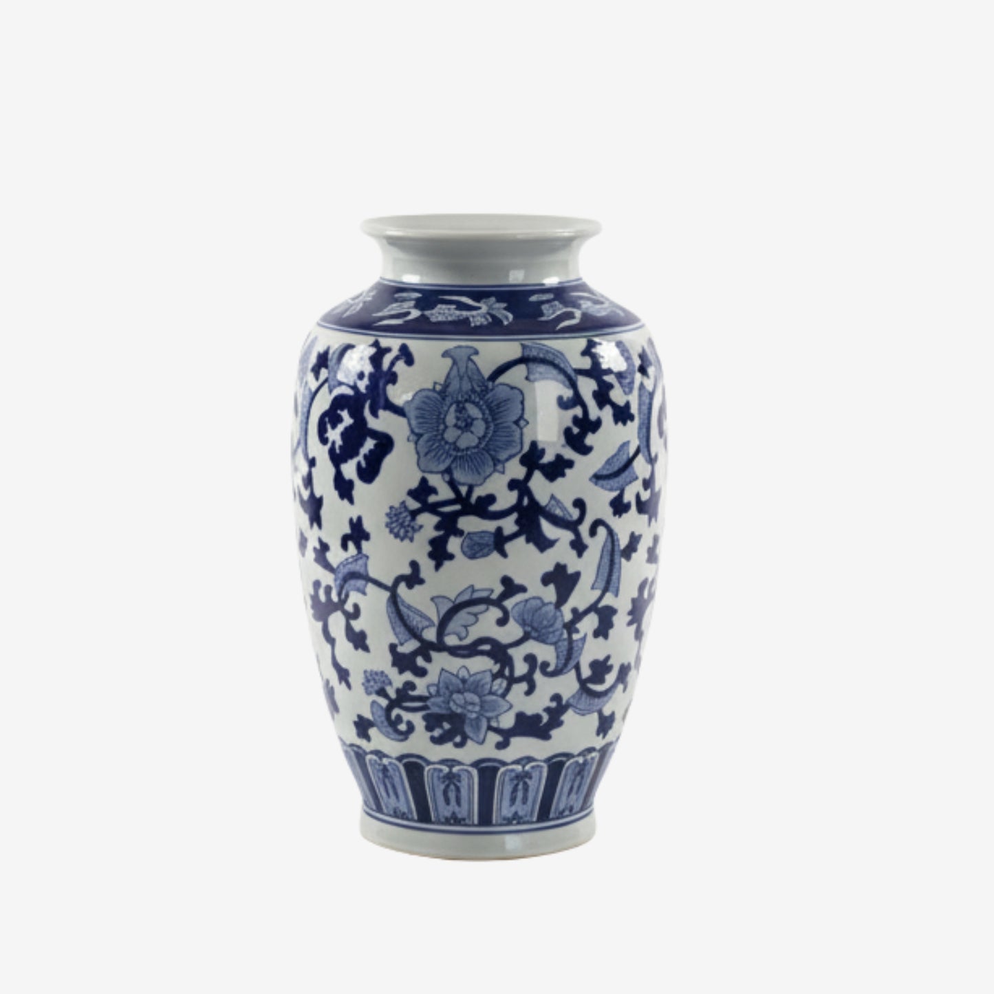 Midnight Garden Porcelain Vase