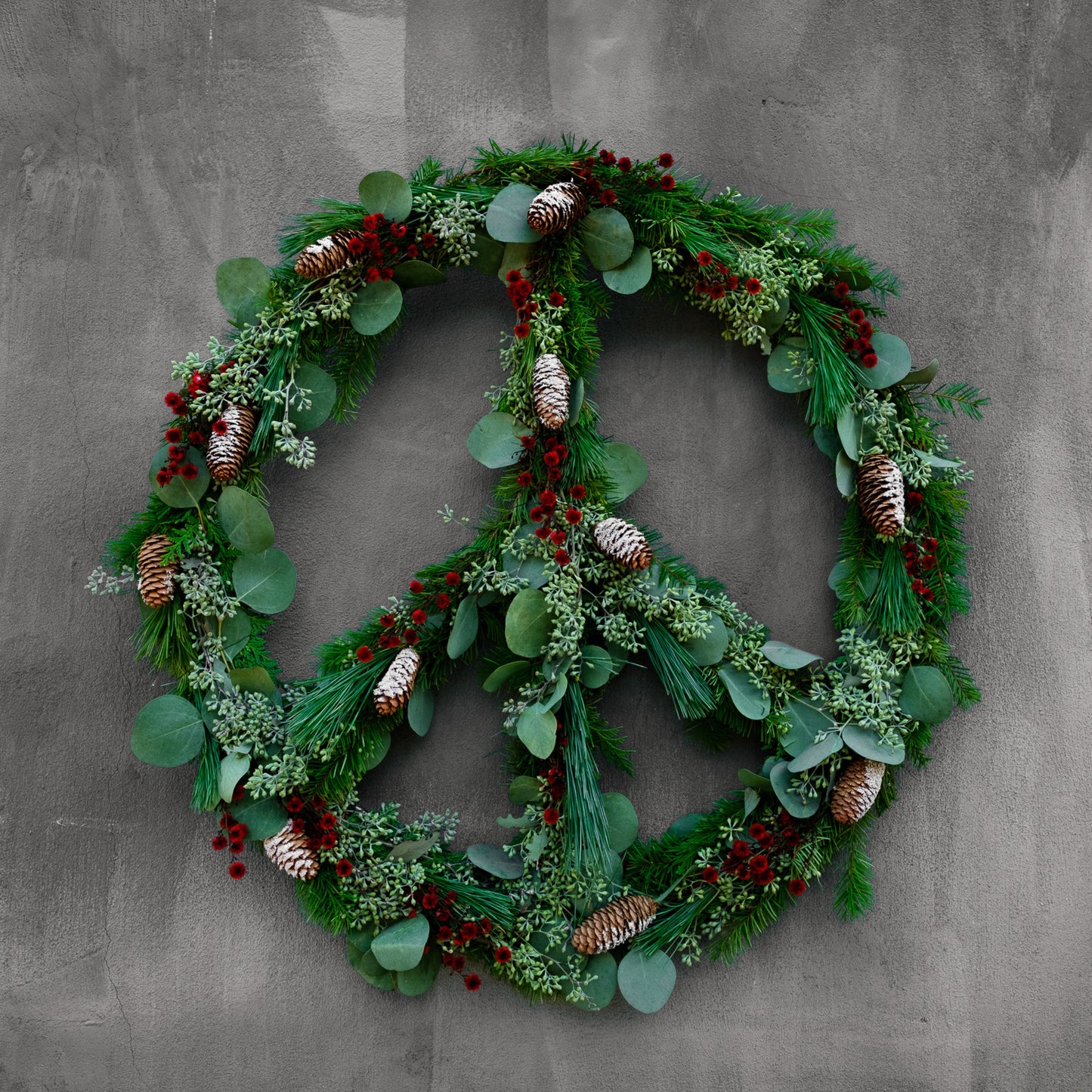 Bespoke Piece-Holiday Peace- Holiday Wreath