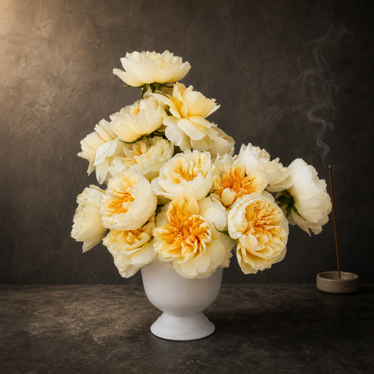 Buttercream Garden Roses